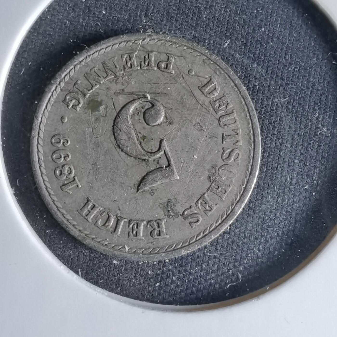 沼泽如烟--第1041场 德国1899年5芬尼