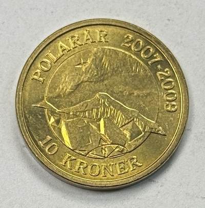 S&S Numismatic世界钱币-拍卖 第125期  - 丹麦2009年 北极年 10克朗纪念币