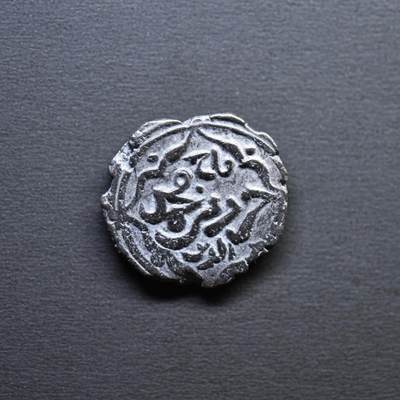 【良泉】4月16日【西方古代打制币】拍卖108件 - 【极美品】公元1167-1215年【后锡斯坦】纳斯里德王朝，泰基·阿丁三世，尼姆鲁兹造币厂，2.71克