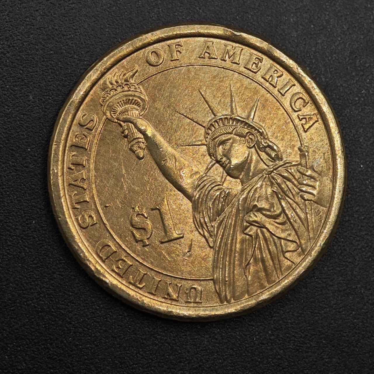  【淘币小摊】限时拍第八百八十九拍   散币套币纸币邮品场    每周一统一发货 美国第四十任总统纪念币