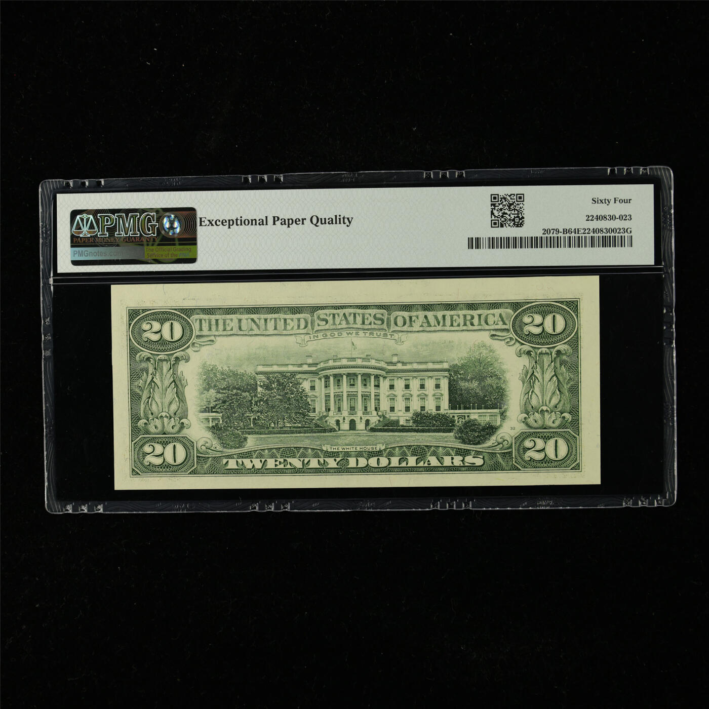 【亘邦集藏】第225期拍卖 1993年 美国20美元 PMG 64EPQ B00125756F