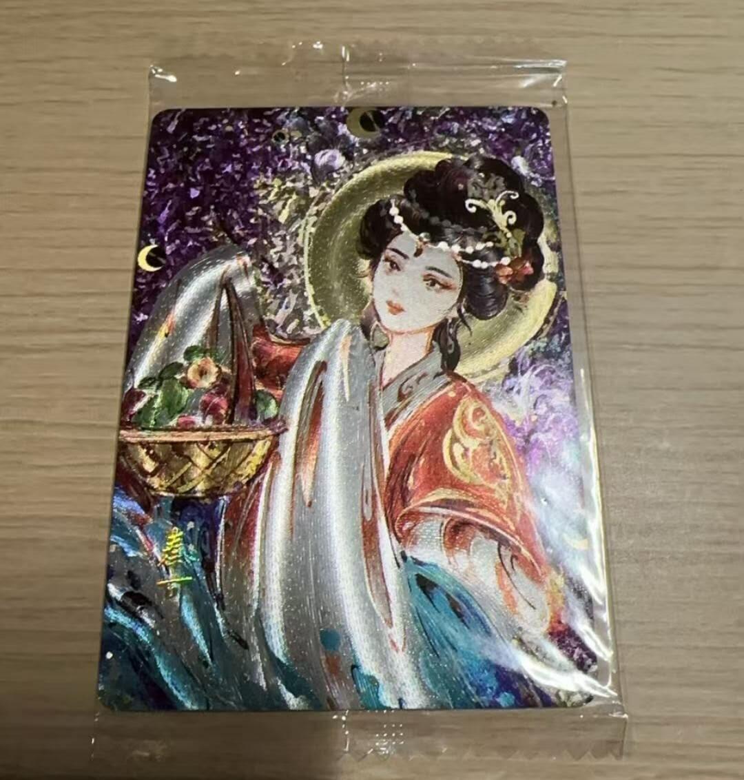 龙虎卡牌-八一场（满200元包邮，无佣金，每周六结拍，欢迎送拍） 【原膜】粗闪卡 可可瑞听 花镜十三钗 雪璃 - 秦可卿 