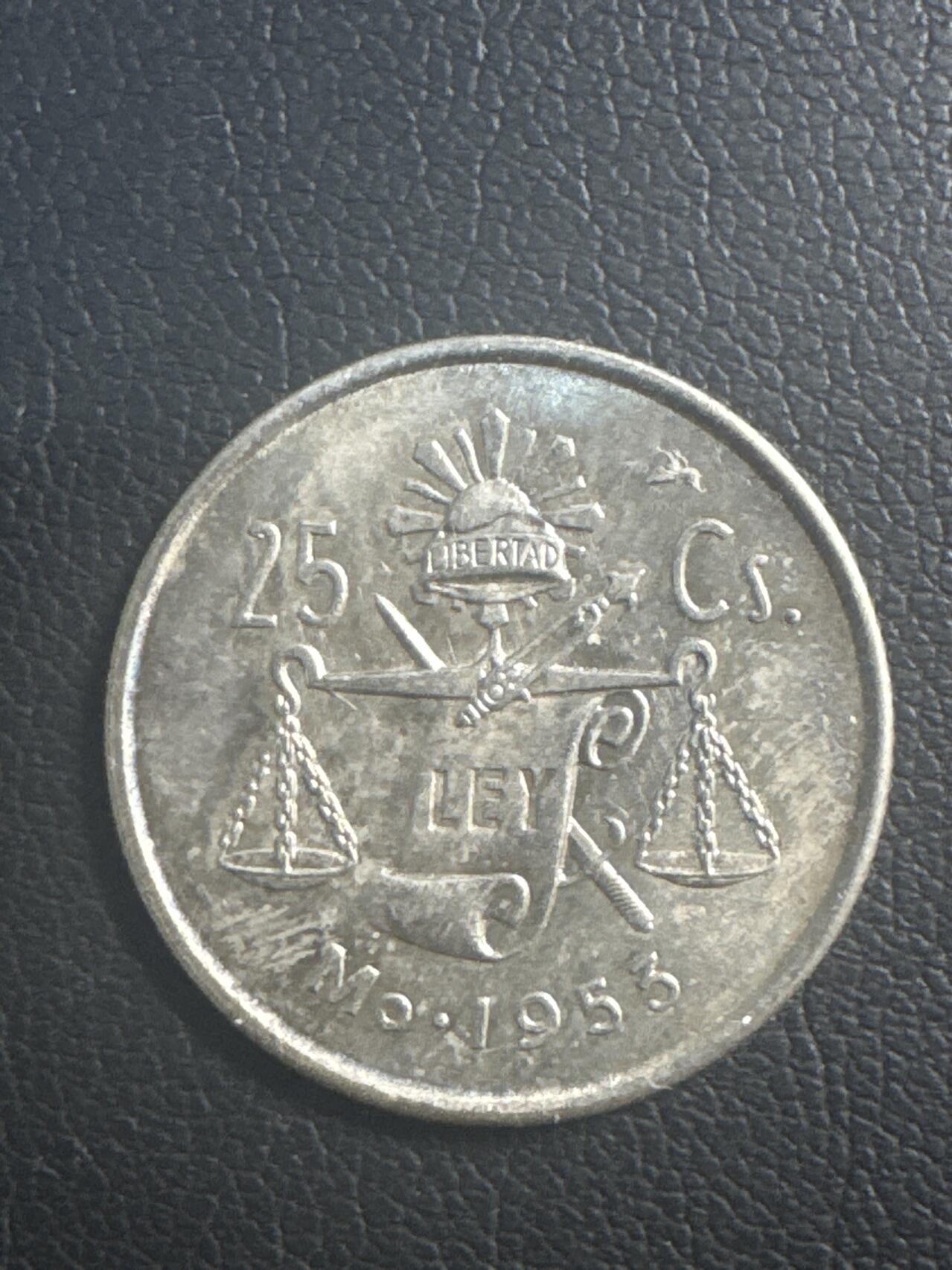 ❤️【币观天下】❤️ 第347期钱币拍卖场- 2026.4.3周五晚上6点半场 长期征集拍品  墨西哥银币1953年25分银币