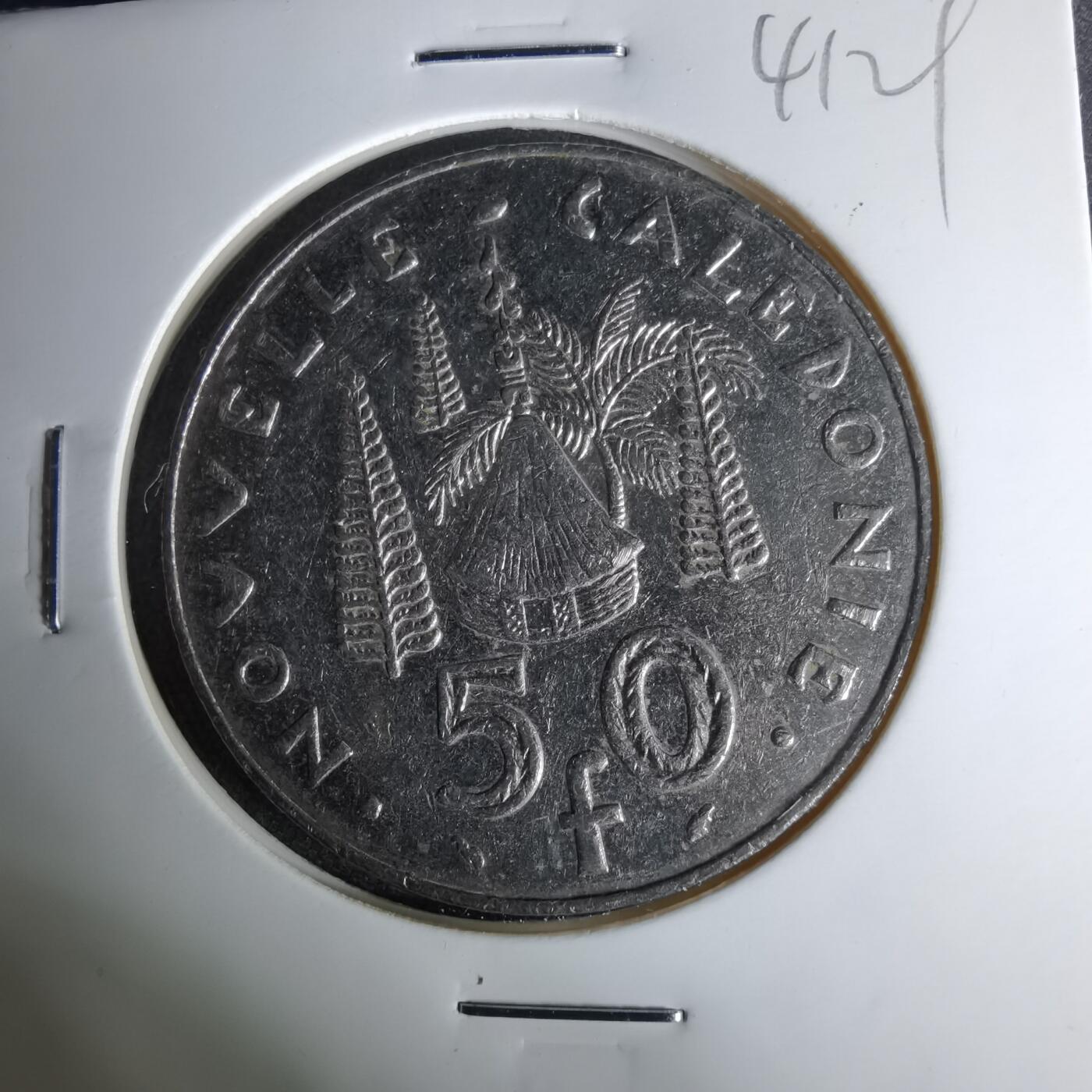 沼泽如烟--第1041场 法属新喀里多尼亚1992年50法郎