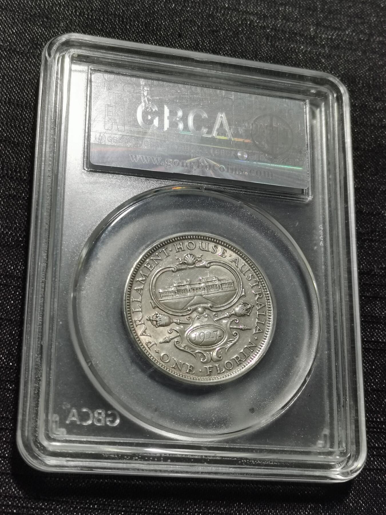 天下钱庄专场欢迎参拍 澳大利亚国会建成1弗罗林银币