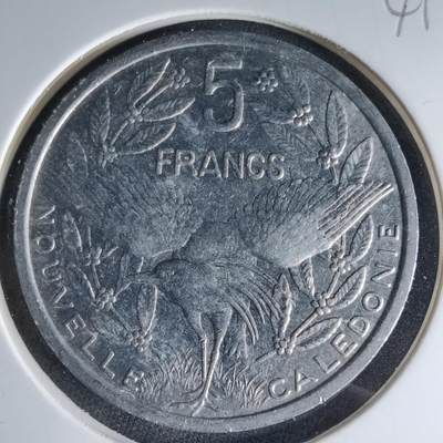 沼泽如烟--第1041场 - 法属新喀里多尼亚1989年5法郎