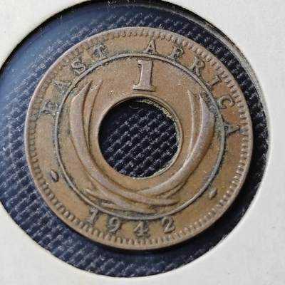 KK钱币收藏小铺  第417期 2月预留时间 周末发货 1942英属东非1分