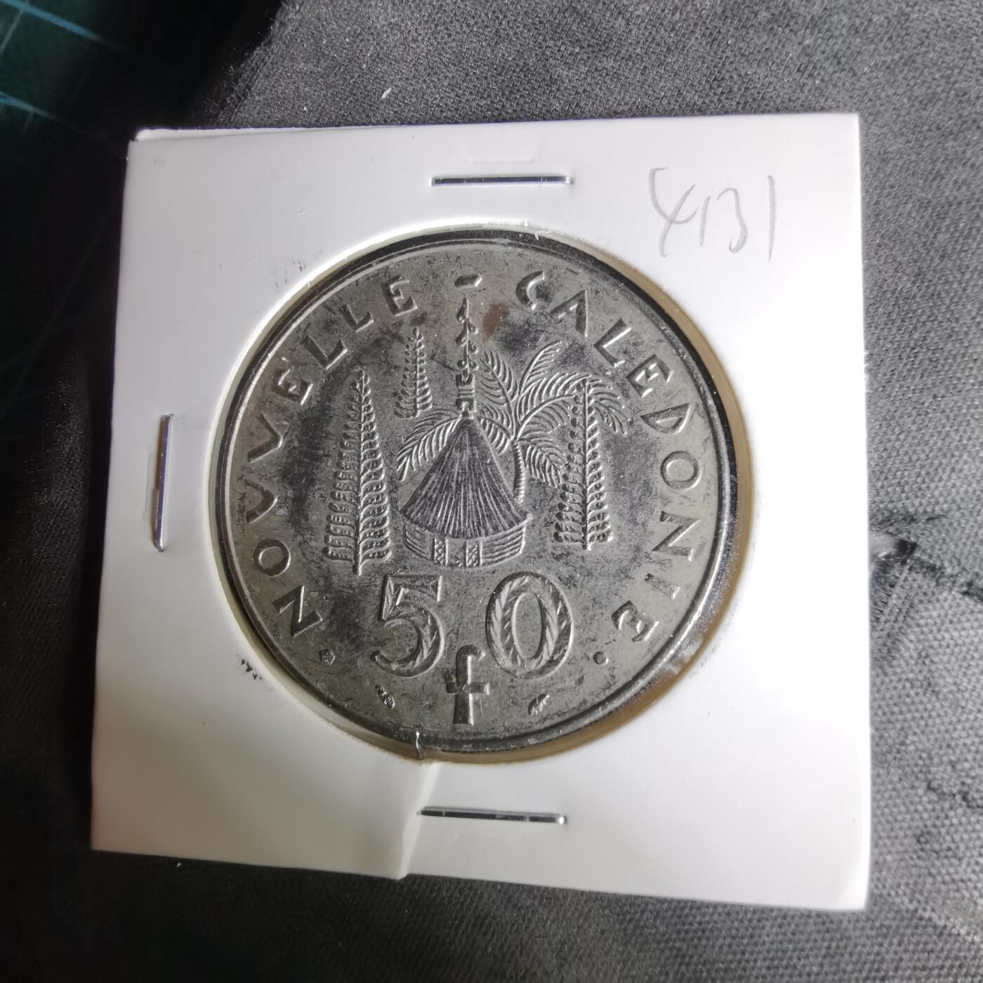 沼泽如烟--第1041场 法属新喀里多尼亚1983年50法郎