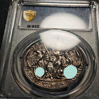 【德藏】世界币章拍卖第170期（拍品征集中~欢迎藏友联系） 二战系列名誉品 1938年 德国民族社会主义工人党德意志大一统纪念银章 章牌大师卡尔·歌茨作品 PCGS SP62 原味包浆（原图请查询PCGS评级官网）