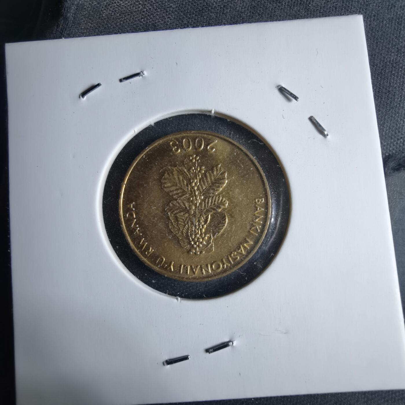 沼泽如烟--第1040场 卢旺达2003年5法郎