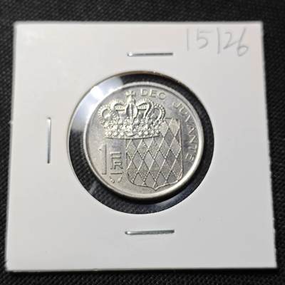 KK钱币收藏小铺  第415期 2月预留时间 周末发货 1976摩洛哥1法郎 