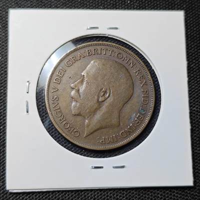 KK钱币收藏小铺  第415期 2月预留时间 周末发货 1921英国1便士 