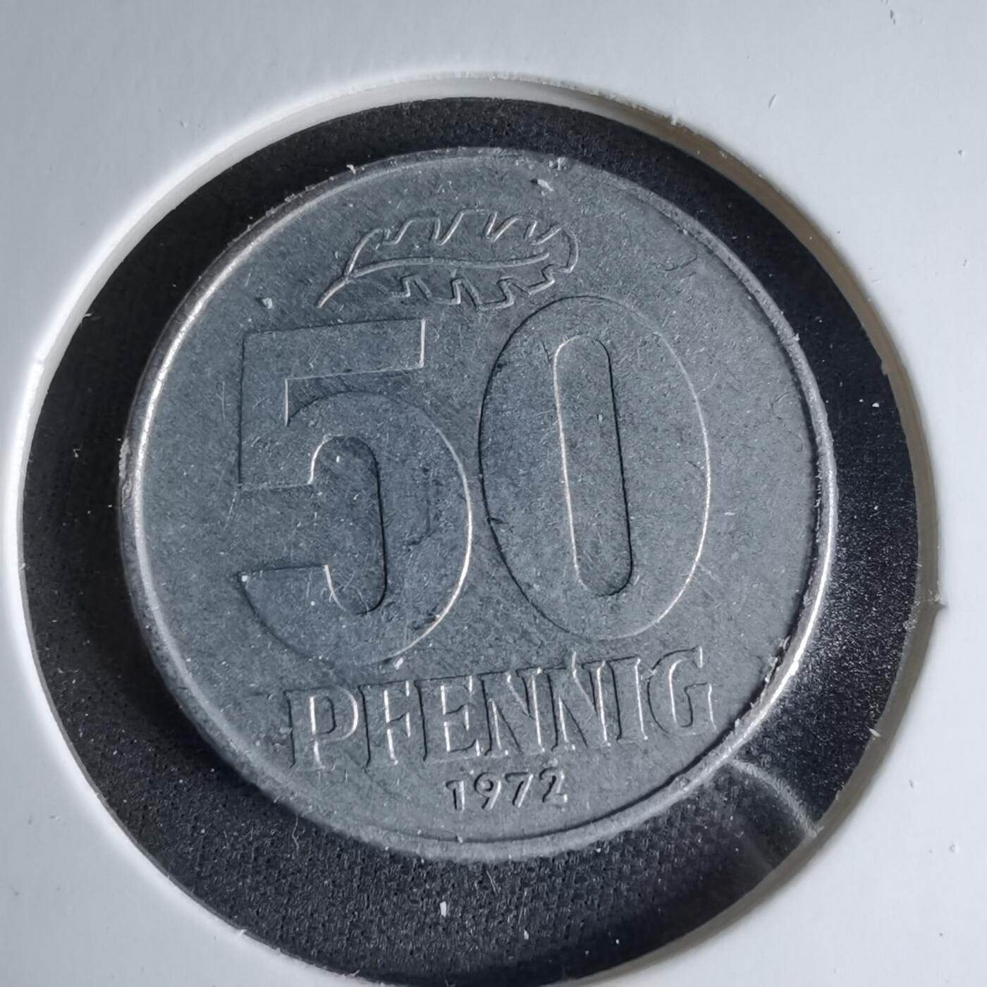 沼泽如烟--第1041场 东德1972年50芬尼