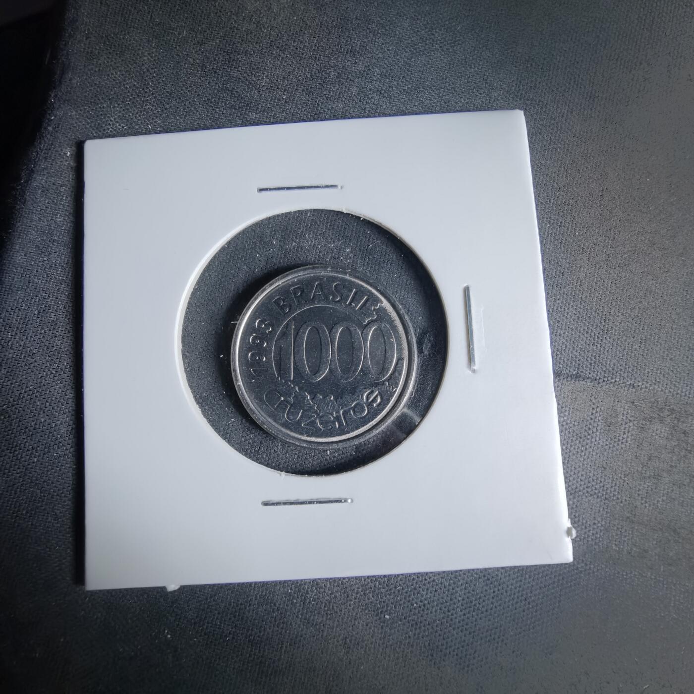 沼泽如烟--第1041场 巴西1993年1000克鲁塞罗