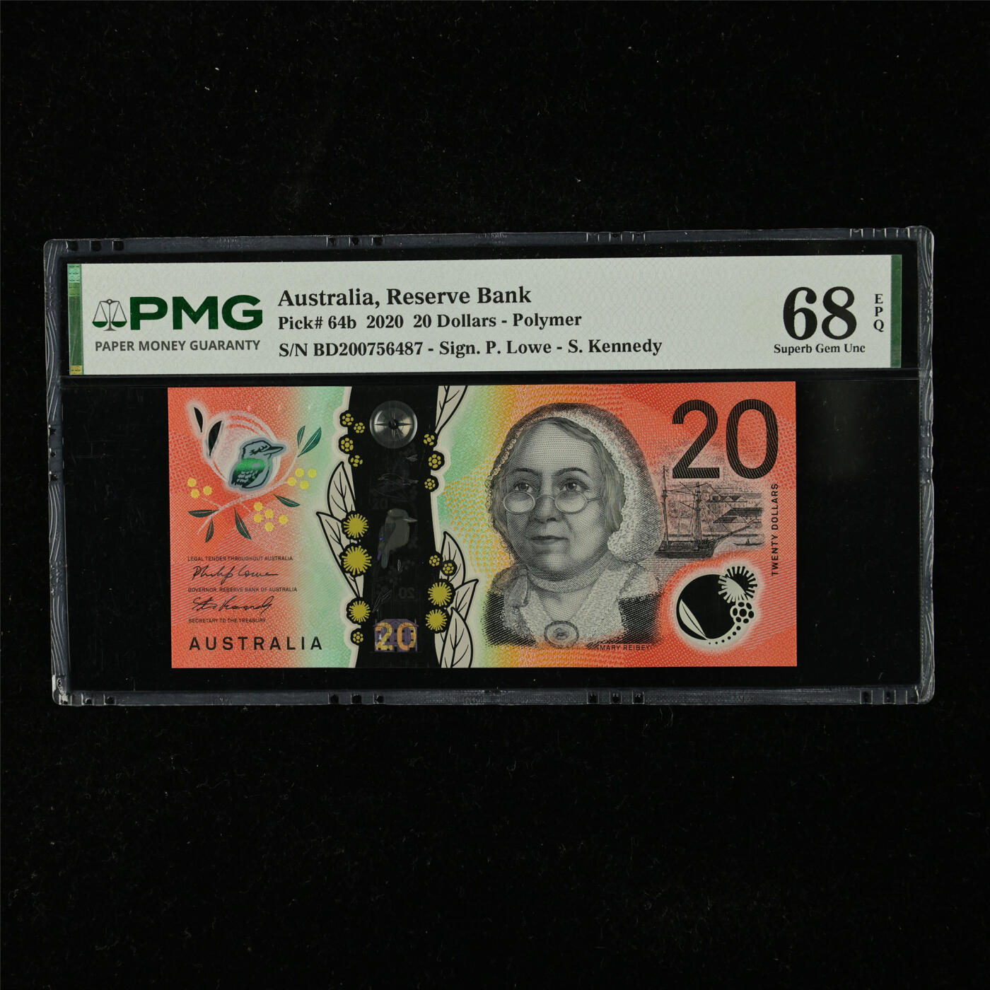 【亘邦集藏】第225期拍卖 2020年 澳大利亚20元 PMG 68EPQ BD200756487