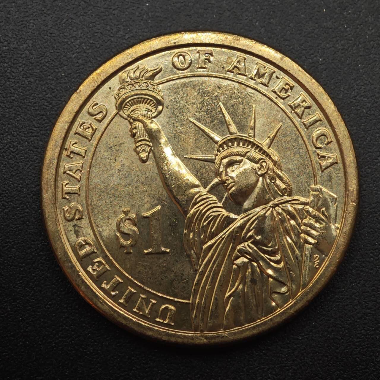 【淘币小摊】实时拍第八百八十七拍   散币场    每周一统一发货 美国第一任总统纪念币