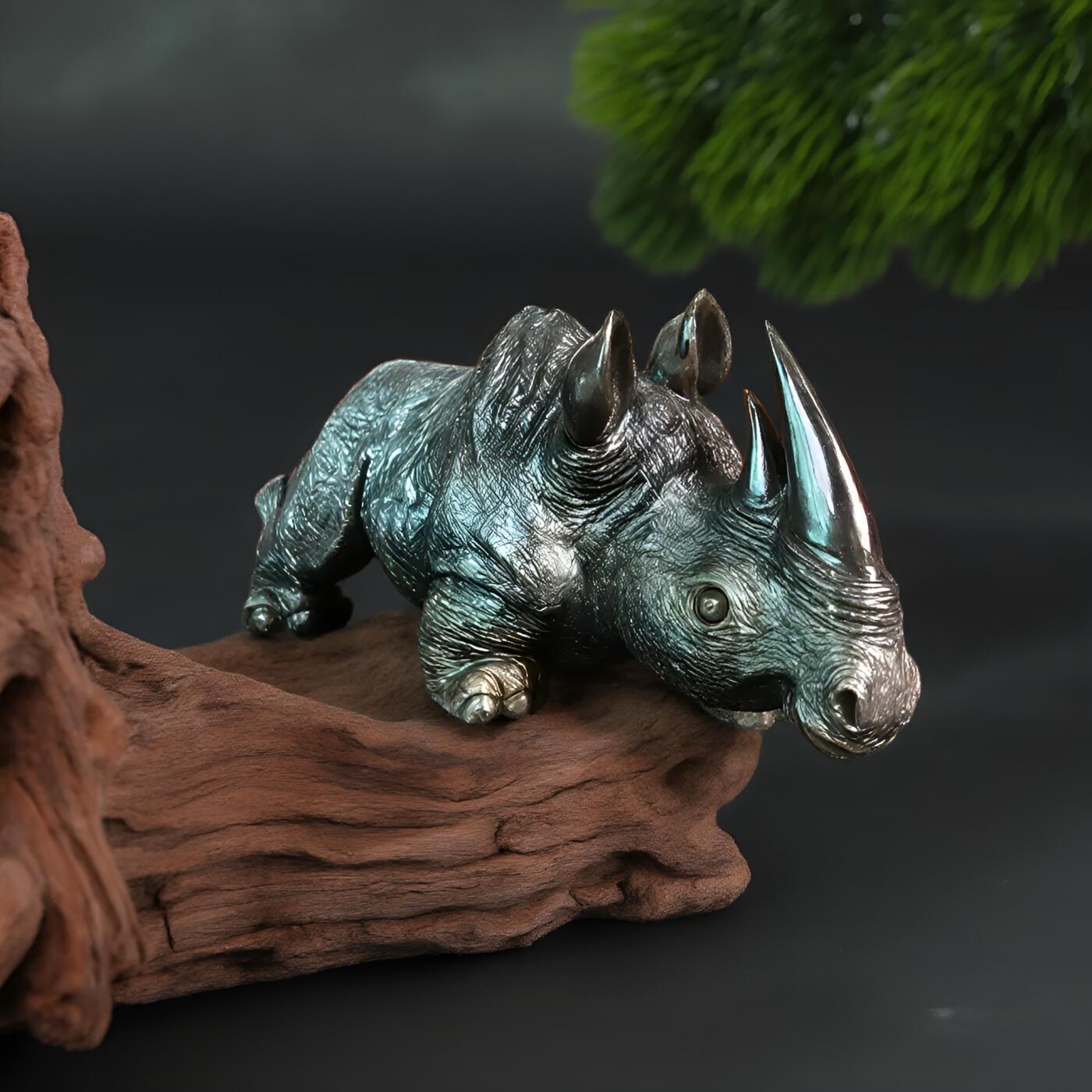 碧月说宝 君子怀瑾·当代和田玉清风专场（七） 和田玉犀牛摆件