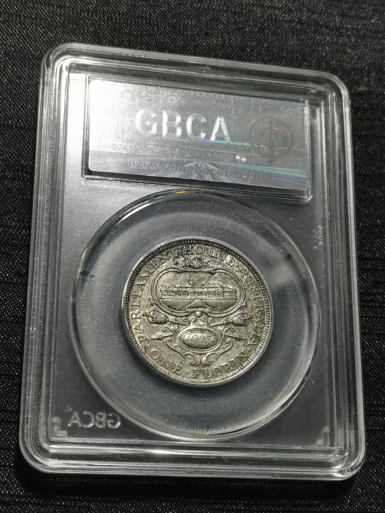 天下钱庄专场欢迎参拍 澳大利亚国会建成1弗罗林银币