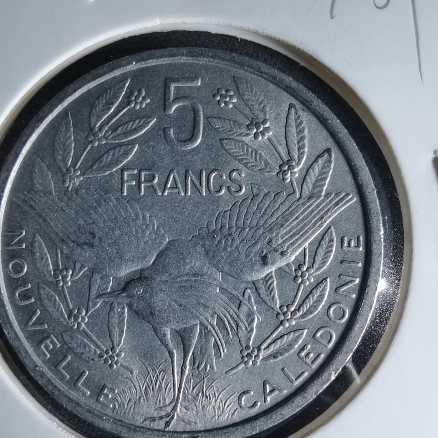 沼泽如烟--第1041场 法属新喀里多尼亚1952年5法郎