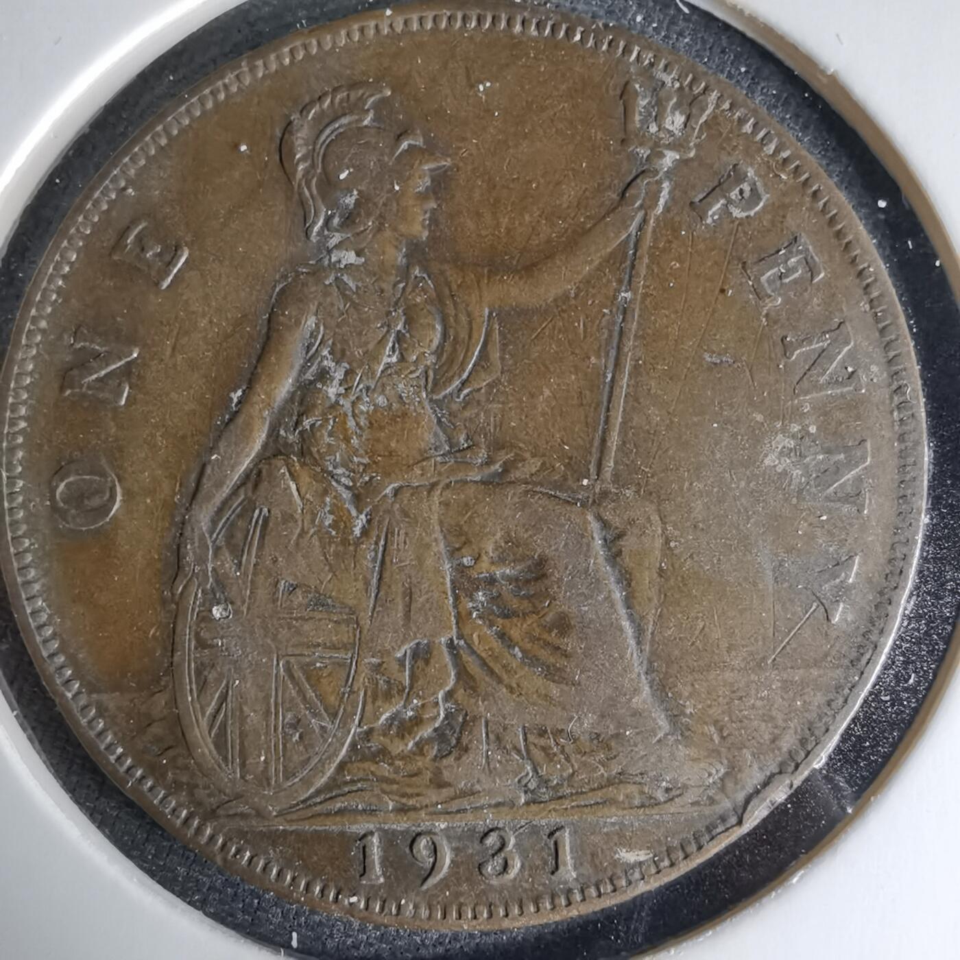 沼泽如烟--第1041场 英国1931年1便士