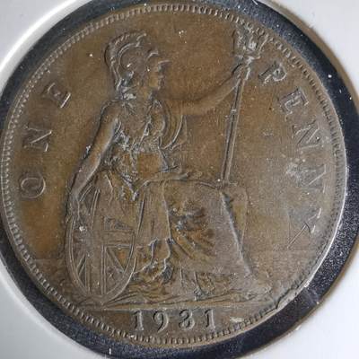 沼泽如烟--第1041场 - 英国1931年1便士