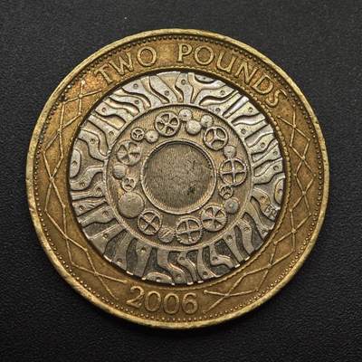【淘币小摊】实时拍第八百八十七拍   散币场    每周一统一发货 - 英国2006年2镑纪念币