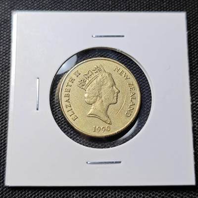 KK钱币收藏小铺  第417期 2月预留时间 周末发货 1990新西兰1元 
