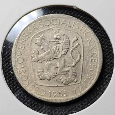 KK钱币收藏小铺  第417期 2月预留时间 周末发货  1965捷克斯洛伐克3克朗