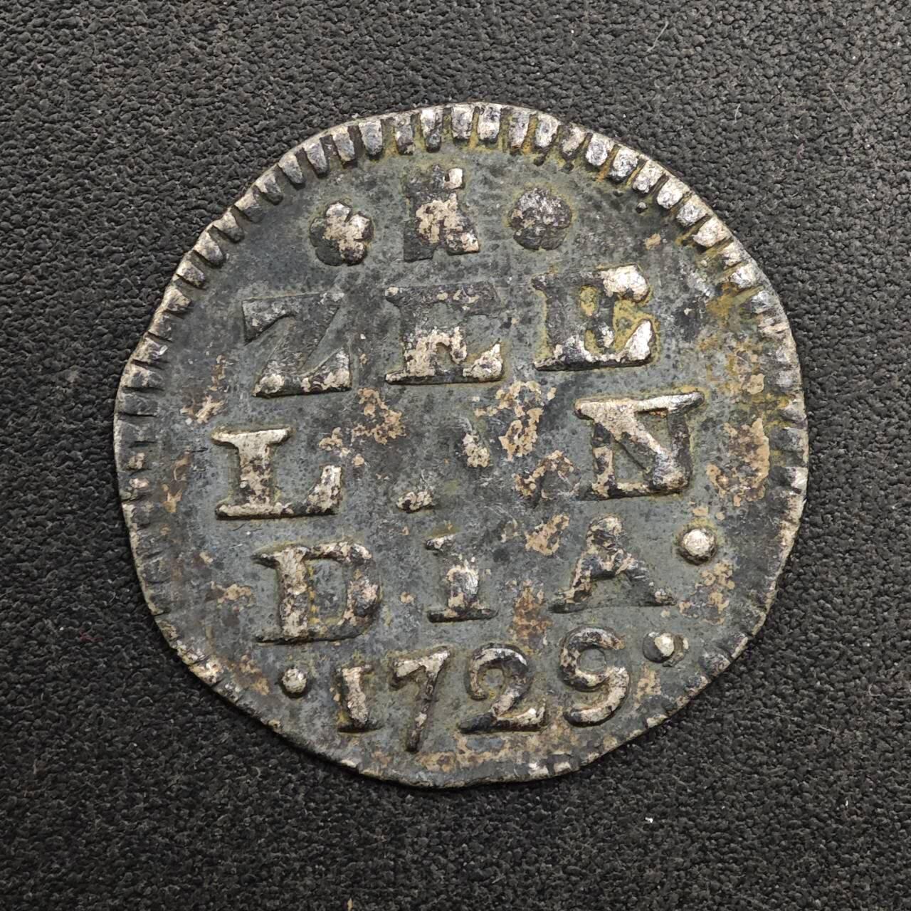  【淘币小摊】限时拍第八百八十九拍   散币套币纸币邮品场    每周一统一发货 荷兰1729年2S银币