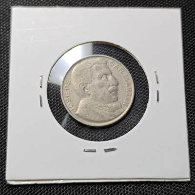 KK钱币收藏小铺  第417期 2月预留时间 周末发货 阿根廷20分 纪念币