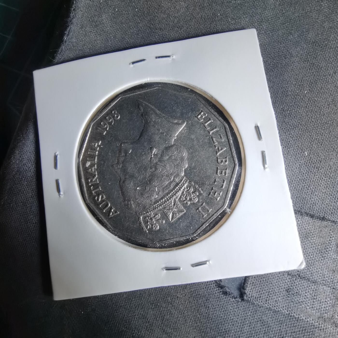 沼泽如烟--第1041场 澳大利亚1998年50分纪念币