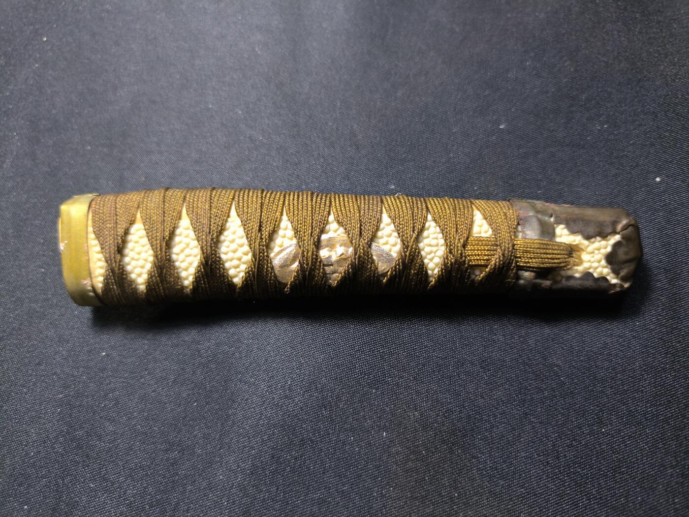 云宸嘉赏-勋臻佳藏四月精品甄选场次（低佣 一元一手） 旧日本国军队战时陆航肋差刀柄