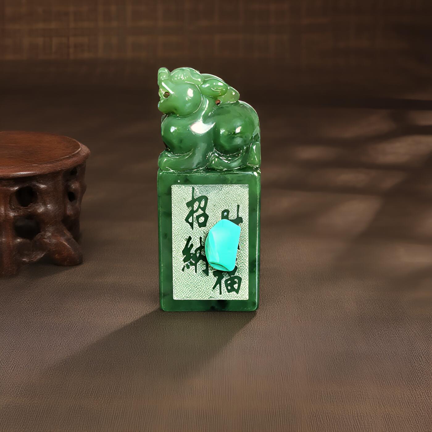 碧月说宝 君子怀瑾·当代和田玉清风专场（七） 碧玉貔貅章