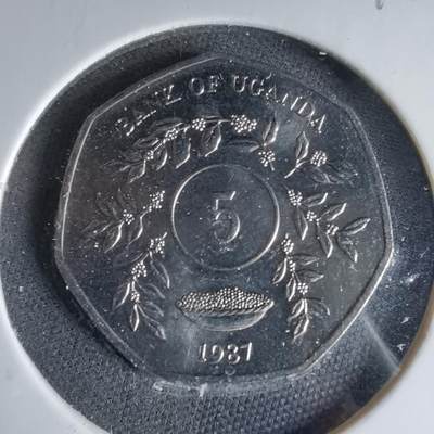 沼泽如烟--第1041场 - 乌干达1987年5先令