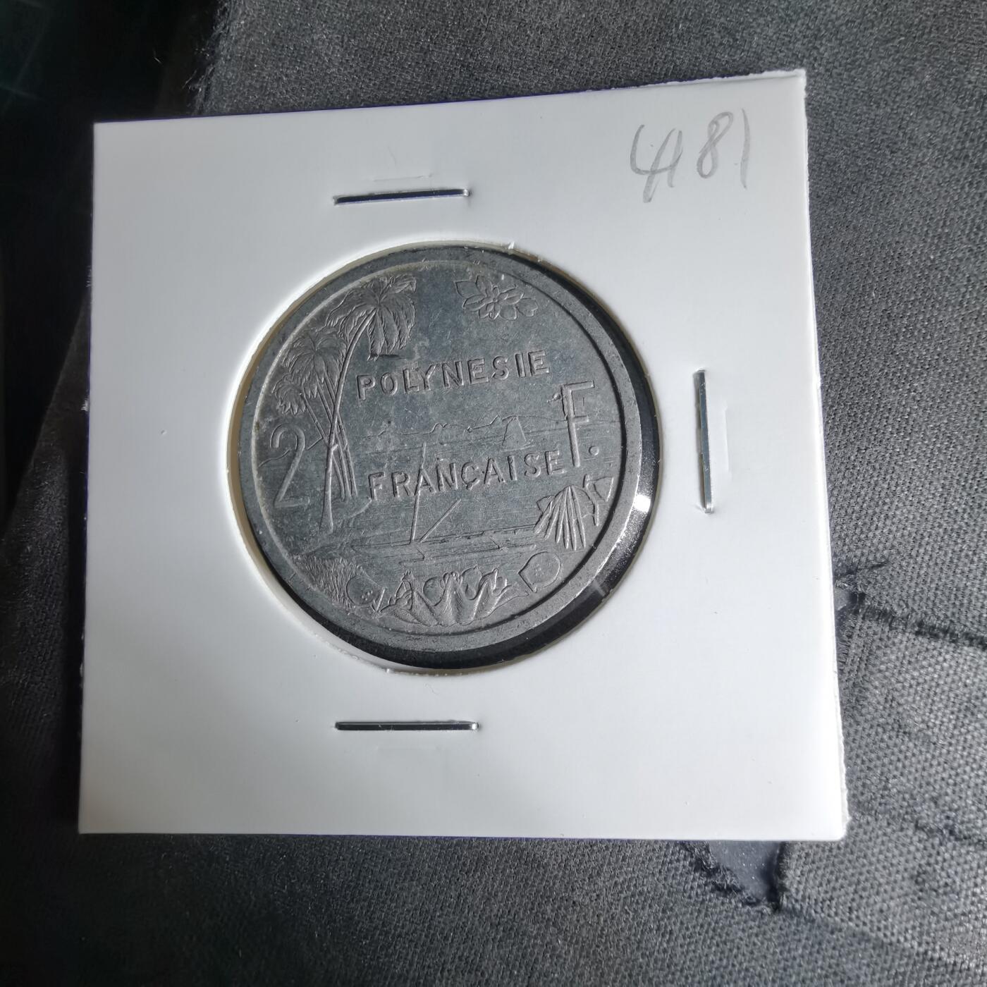 沼泽如烟--第1041场 法属波利尼西亚1965年2法郎