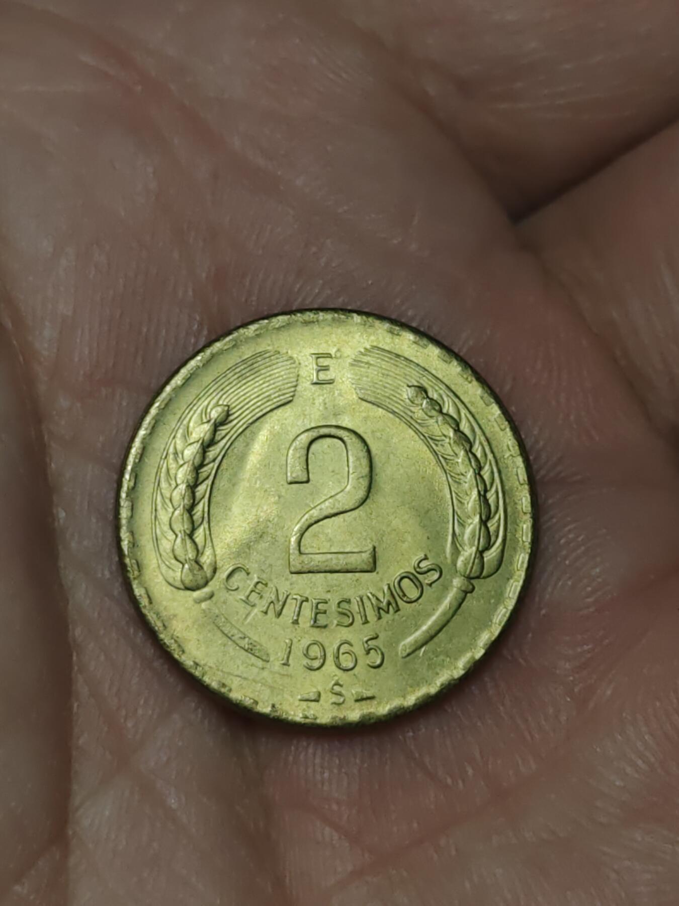 2026年第三十九场(总第二百零八场）外国好品散币场(免佣金) 智利🇨🇱1965年2分(1960–1970年版)