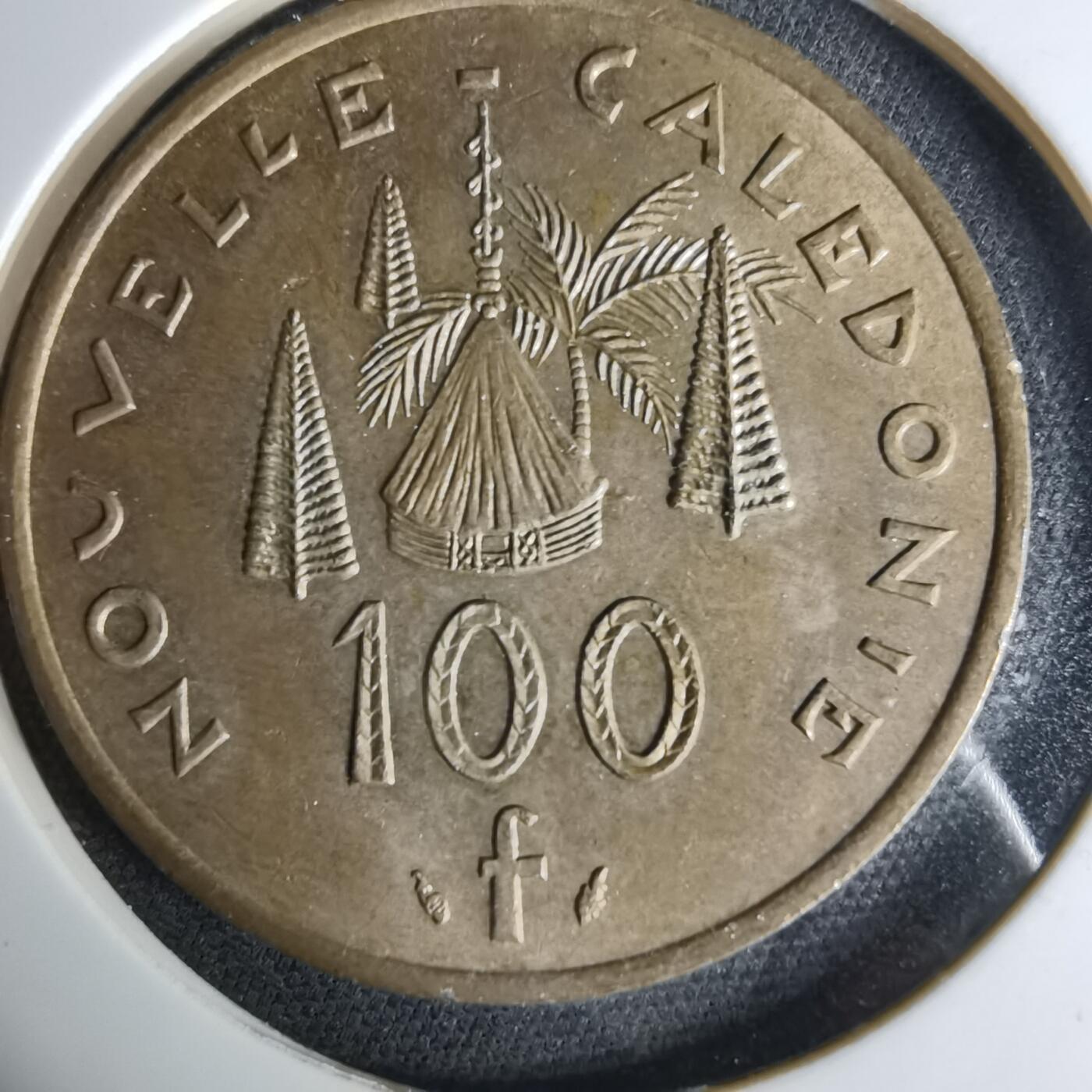 沼泽如烟--第1041场 法属新喀里多尼亚1976年100法郎