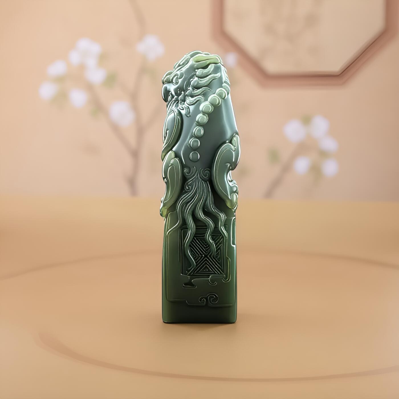 碧月说宝 君子怀瑾·当代和田玉清风专场（七） 沙枣青瑞兽章