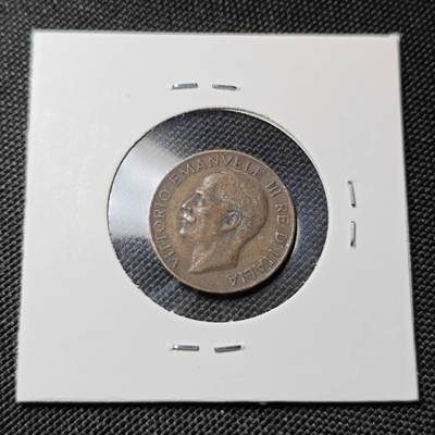 KK钱币收藏小铺  第417期 2月预留时间 周末发货 1923意大利5分 