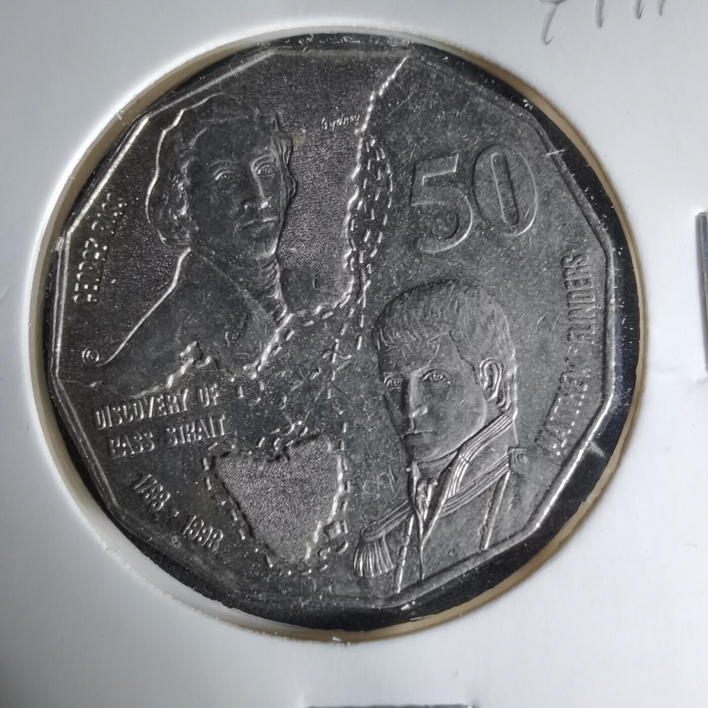 沼泽如烟--第1041场 澳大利亚1998年50分纪念币