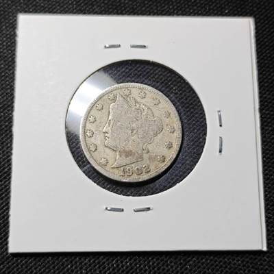 KK钱币收藏小铺  第415期 2月预留时间 周末发货 1902美国5分 