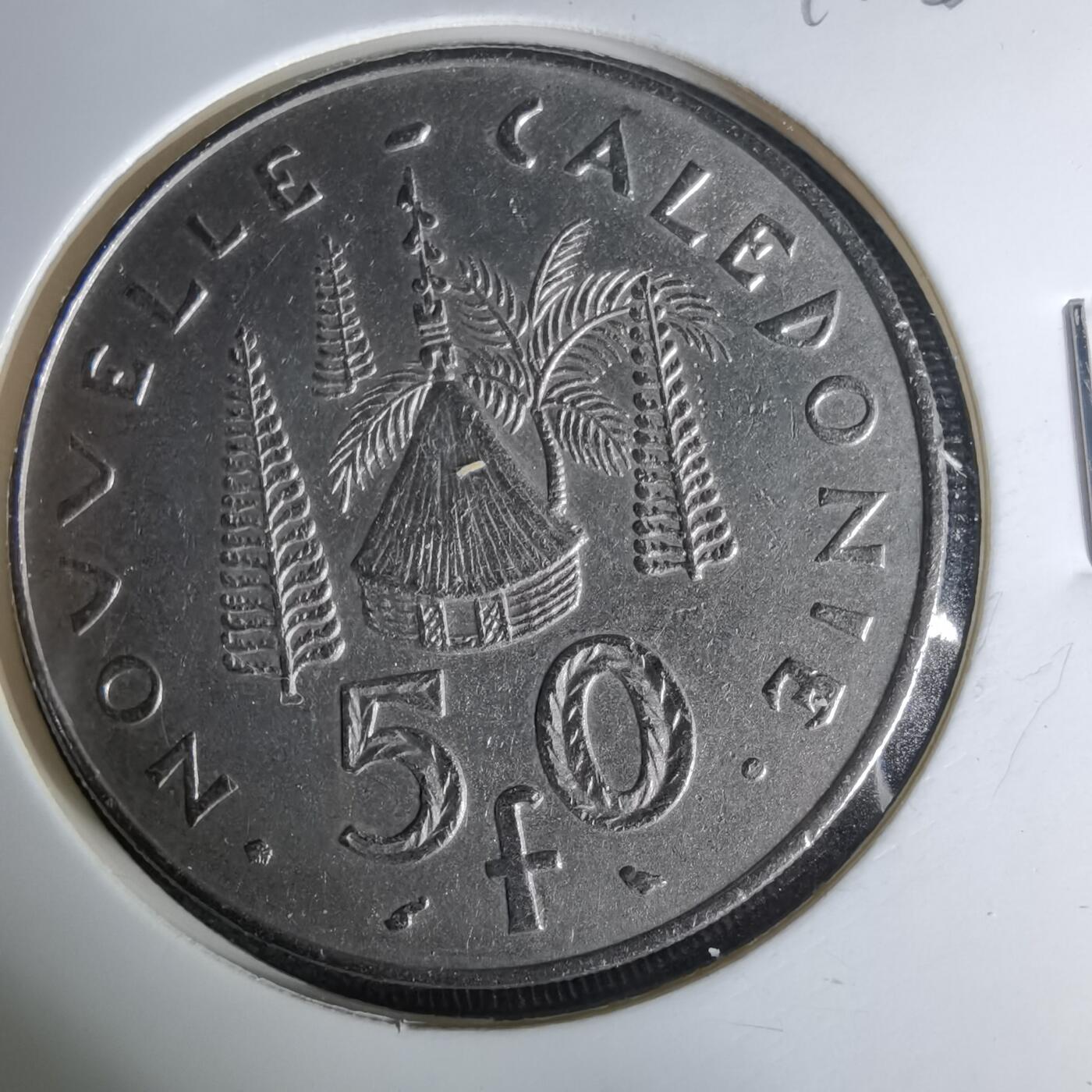 沼泽如烟--第1041场 法属新喀里多尼亚1967年50法郎