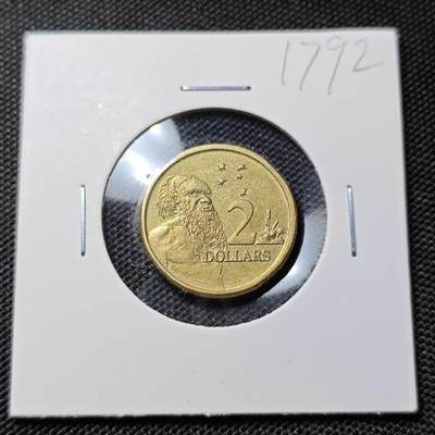 KK钱币收藏小铺  第417期 2月预留时间 周末发货 1988澳大利亚土著人2元 