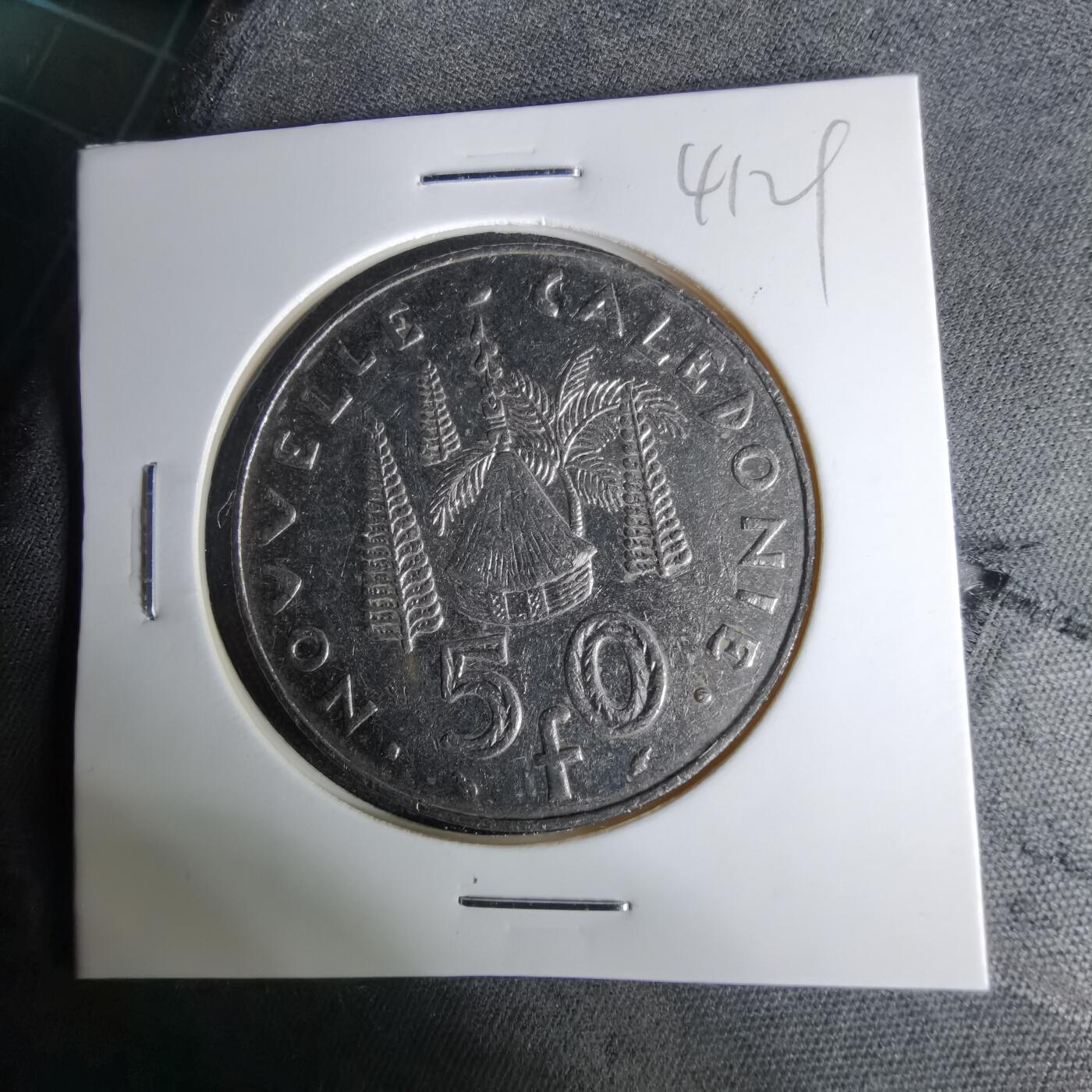 沼泽如烟--第1041场 法属新喀里多尼亚1992年50法郎