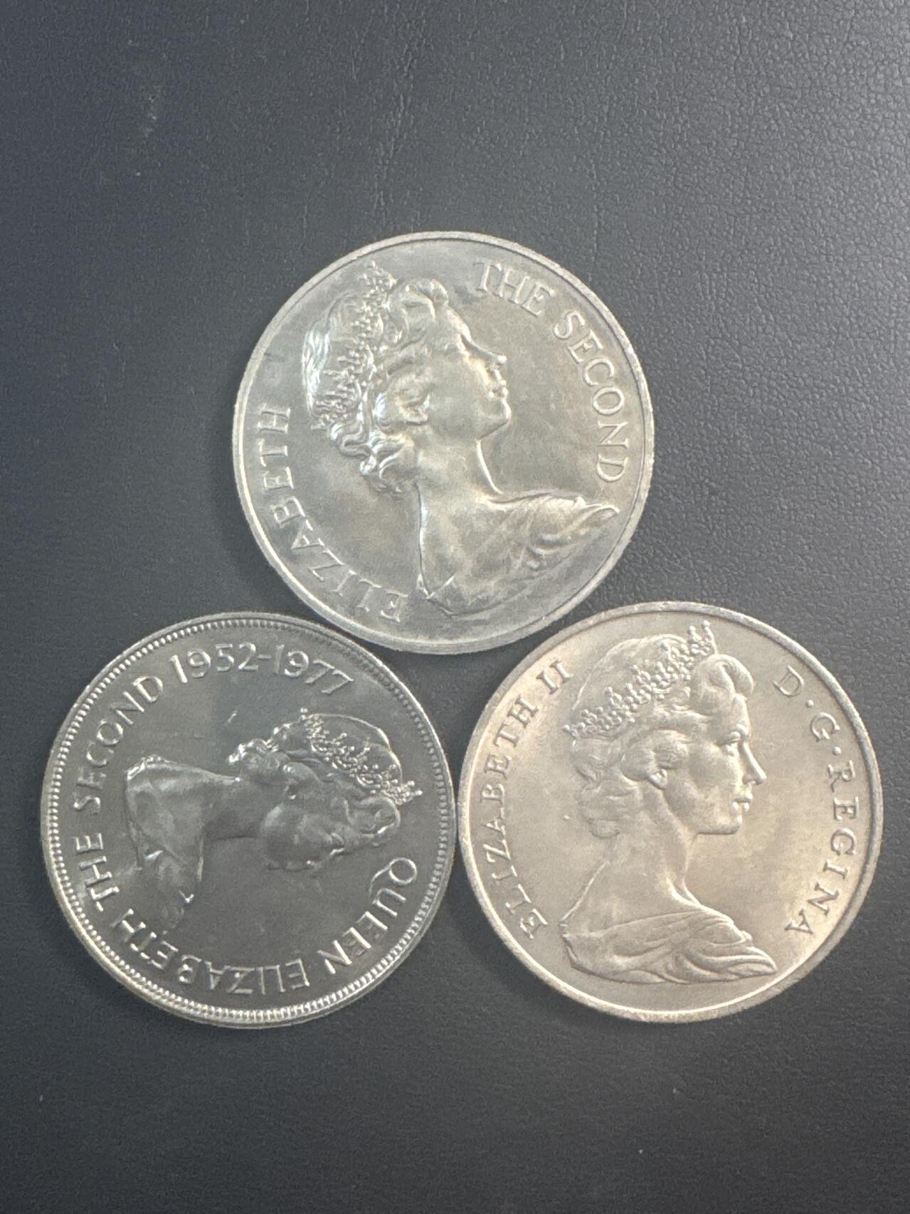 ❤️【币观天下】❤️ 第347期钱币拍卖场- 2026.4.3周五晚上6点半场 长期征集拍品  英系铜镍克朗型纪念币3枚一组