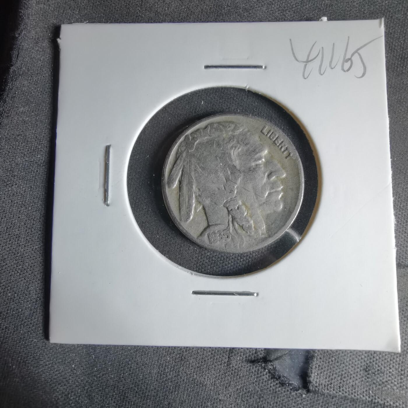 沼泽如烟--第1041场 美国1935年野牛五分