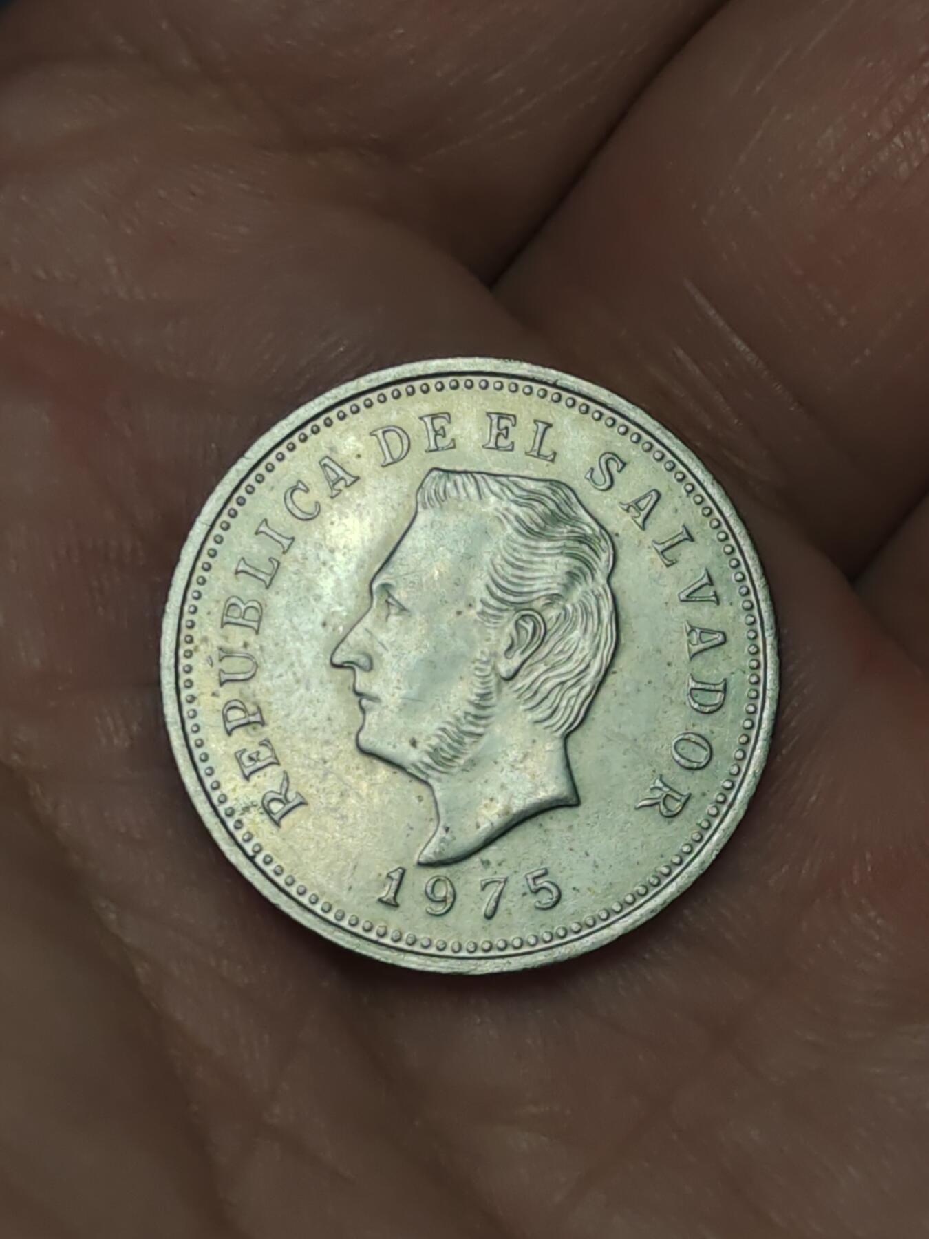 2026年第三十九场(总第二百零八场）外国好品散币场(免佣金) 萨尔瓦多🇸🇻1975年5分(1915–1986年第四版，首发年)