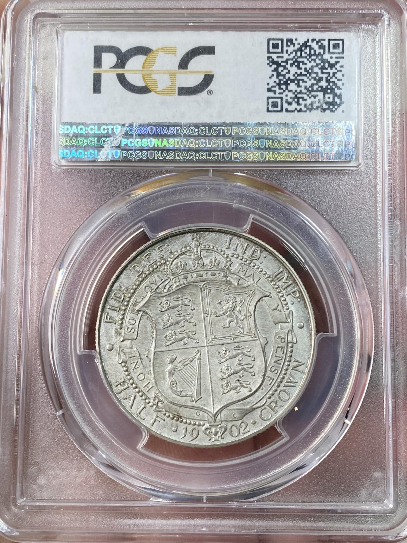 万国钱币拍卖第064期 PCGS PR63~64 1902年英国爱德华七世精制9枚套币 全套PCGS评级高分品相无忧 主币克朗64尤为难得 原味天鹅绒彩 越来越少的爱七银币套资源  一步到位的收藏级品质
