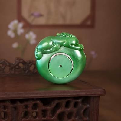 碧月说宝 君子怀瑾·当代和田玉清风专场（七） - 碧玉瑞兽扳指