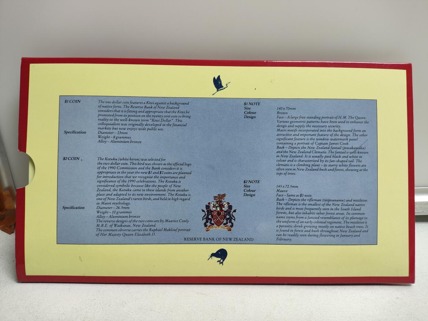 新西兰Kiwi Dollar Collection纪念套装